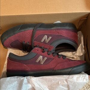 Firm Price. New Balance Men's Burgundy and Black Sneakers